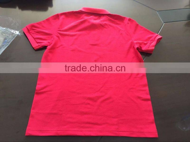 custom cotton student uniform Pique polo shirt for boys and girls
