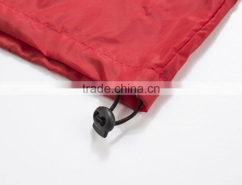 Factory Red Hoody Windproof Lady Coat rain coat
