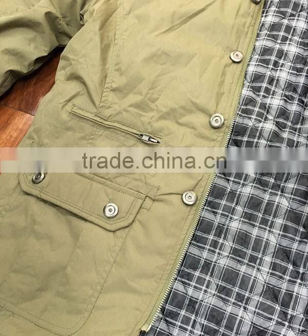 factory connecting heavyweight padded jacket stock apparel coat
