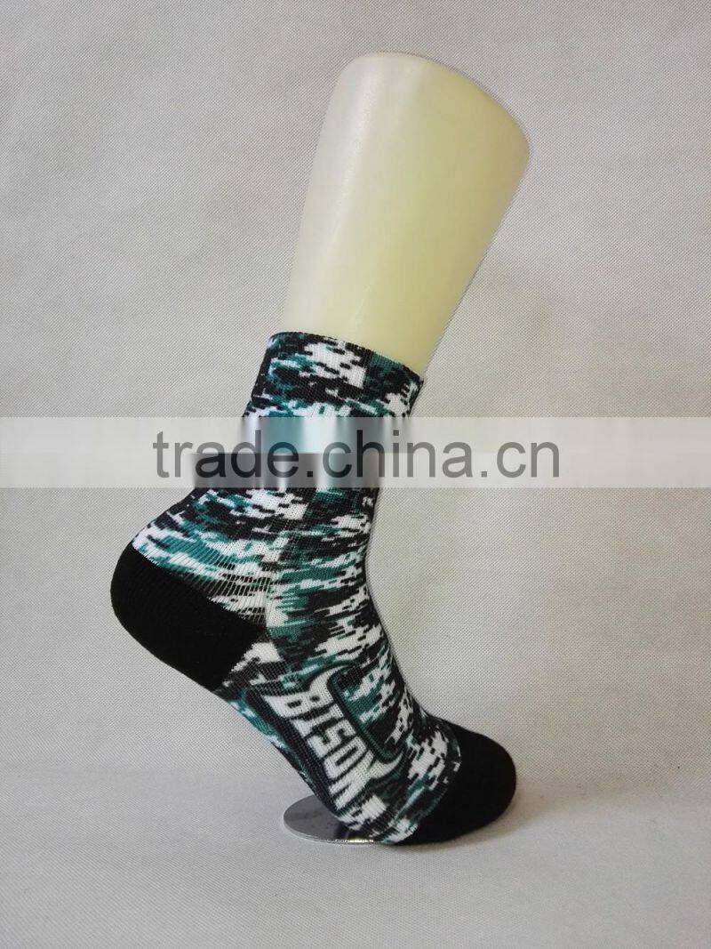 wholesale custom 3d digital photo sublimation print socks free samples