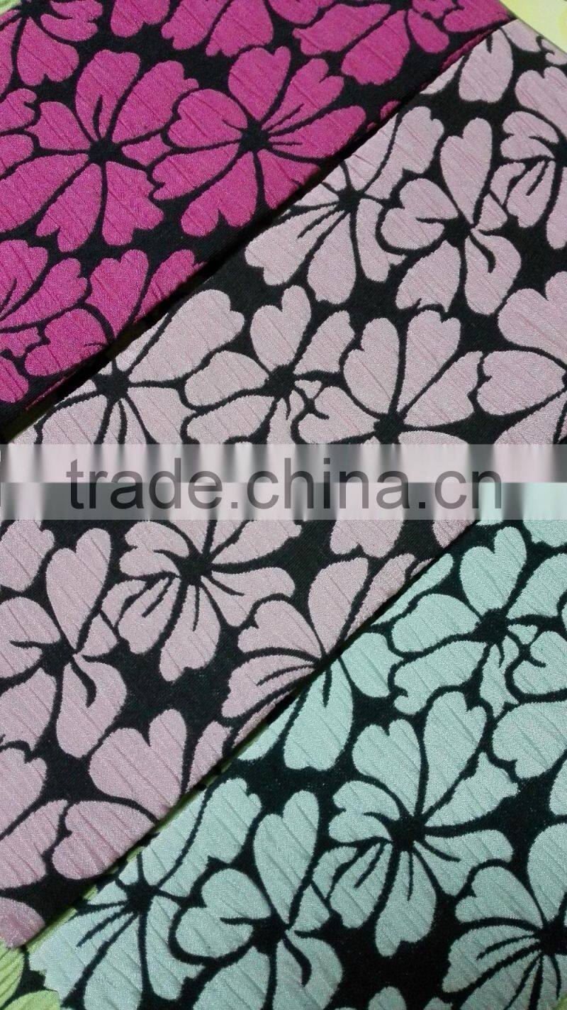 T/C/SP woven jacquard for women's dress