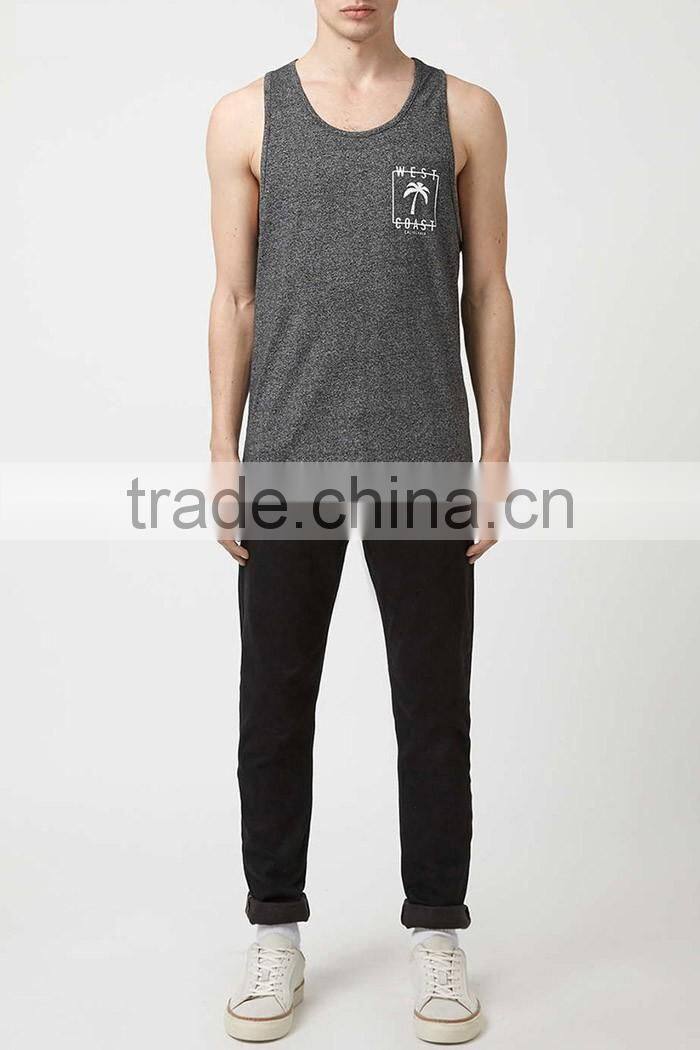 Wholesale fashion printed tank top fitness
