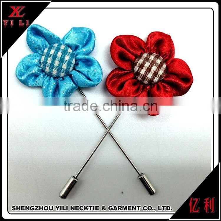 Men's Lapel Flower Handmade Boutonniere Pin for Suit