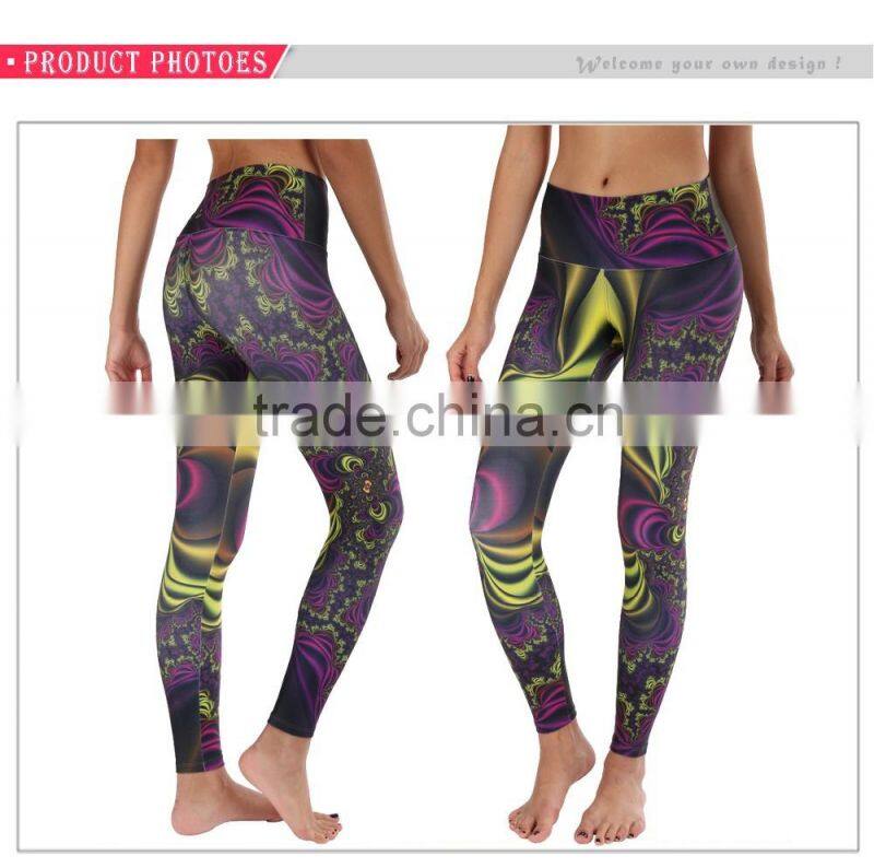 Cheap sportswear fitness pants fashion tights for women