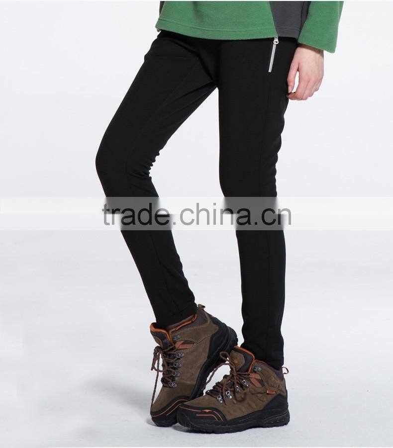 New pants designs waterproof hiking softshell ladies capri trousers