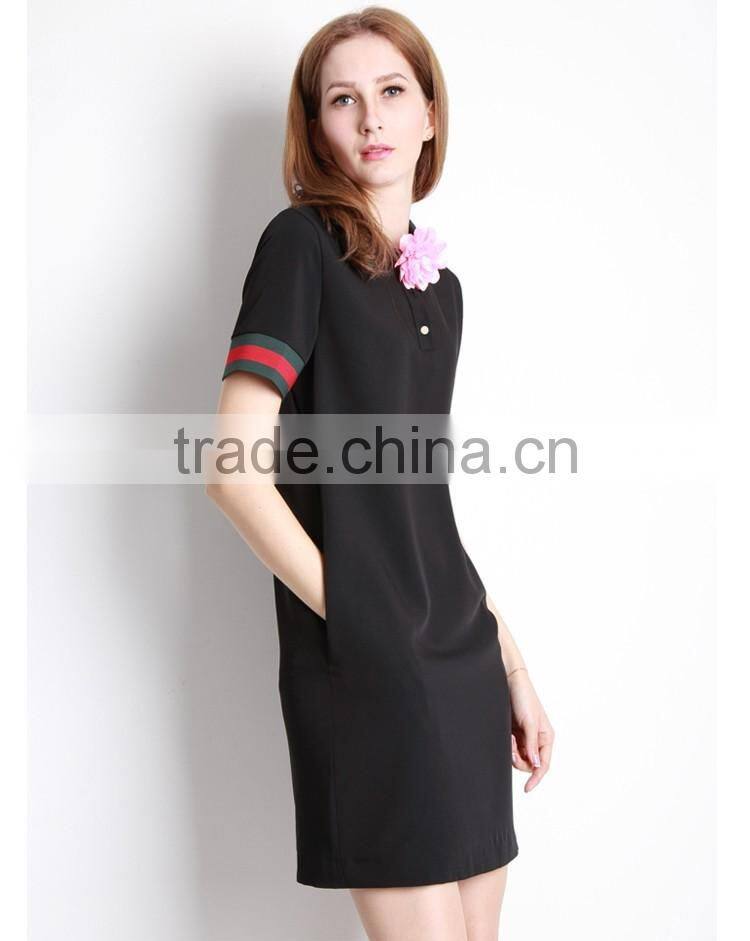 unique bulk girls students longline fancy polo shirt dress shirt