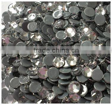 wholesale ss20 clear hot fix rhinestones flat back stone for bags