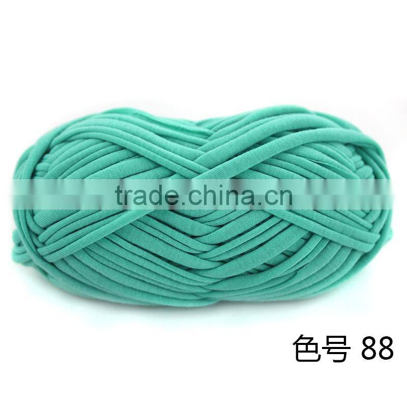 Yarn wholesale china t shirt yarn new fashion 100 polyester t shirt yarn for crochet