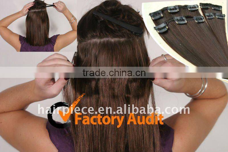 chinese remy clip hair, chinese non remy clip on hair, indian non remy clip in hair