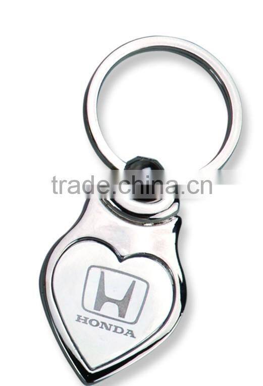 2016 Round Shaped Customized Metal Souvenir Keychain