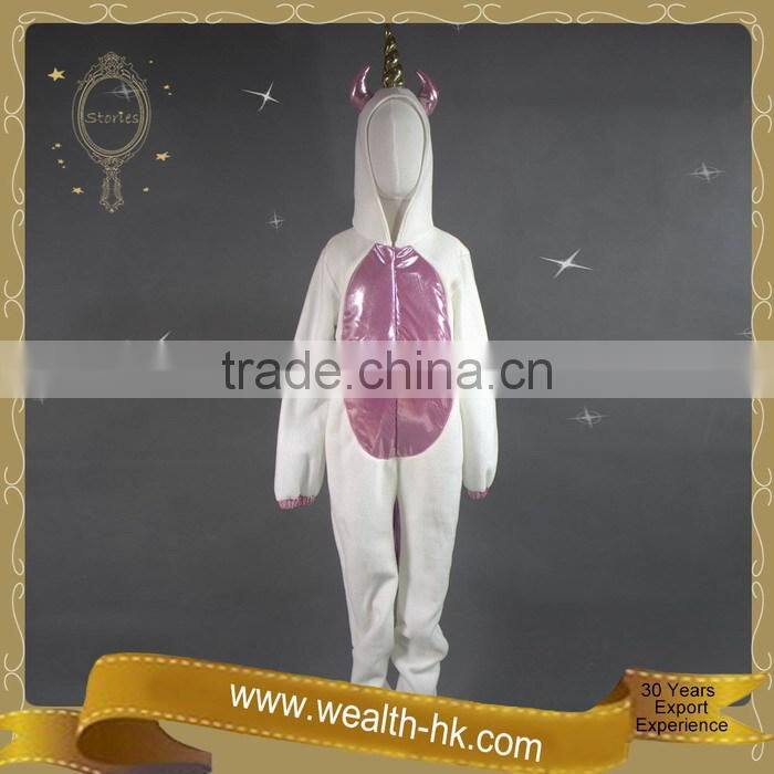 Cute Kids Pink Unicorn Costume