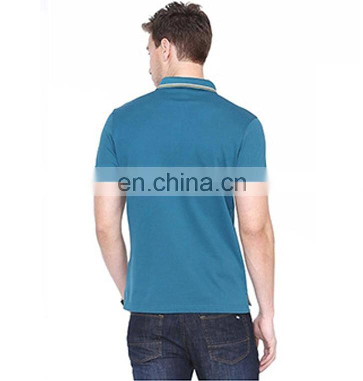 Men's short sleeve turn-down collar high quality golf T-shirt