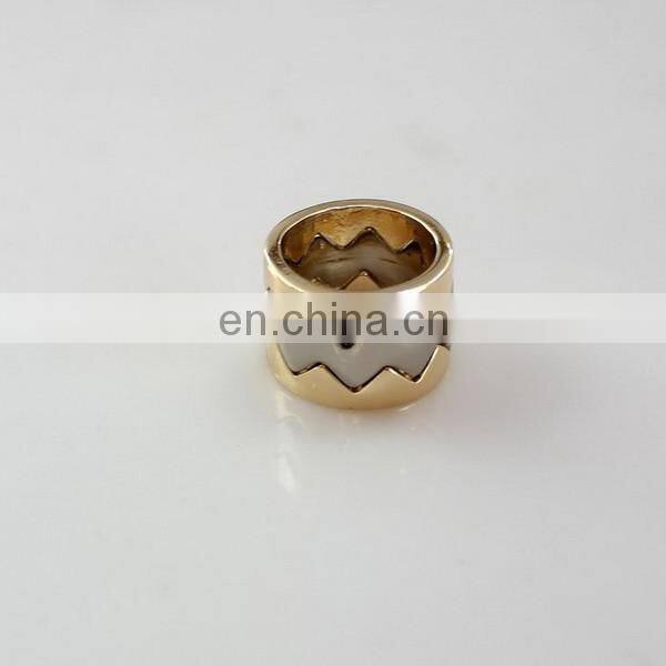 Personalized Assembly Serration Stack Ring