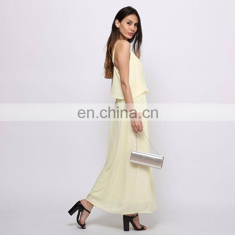 Elegant Women 2016 new dresses pure color women clothing fashion garment