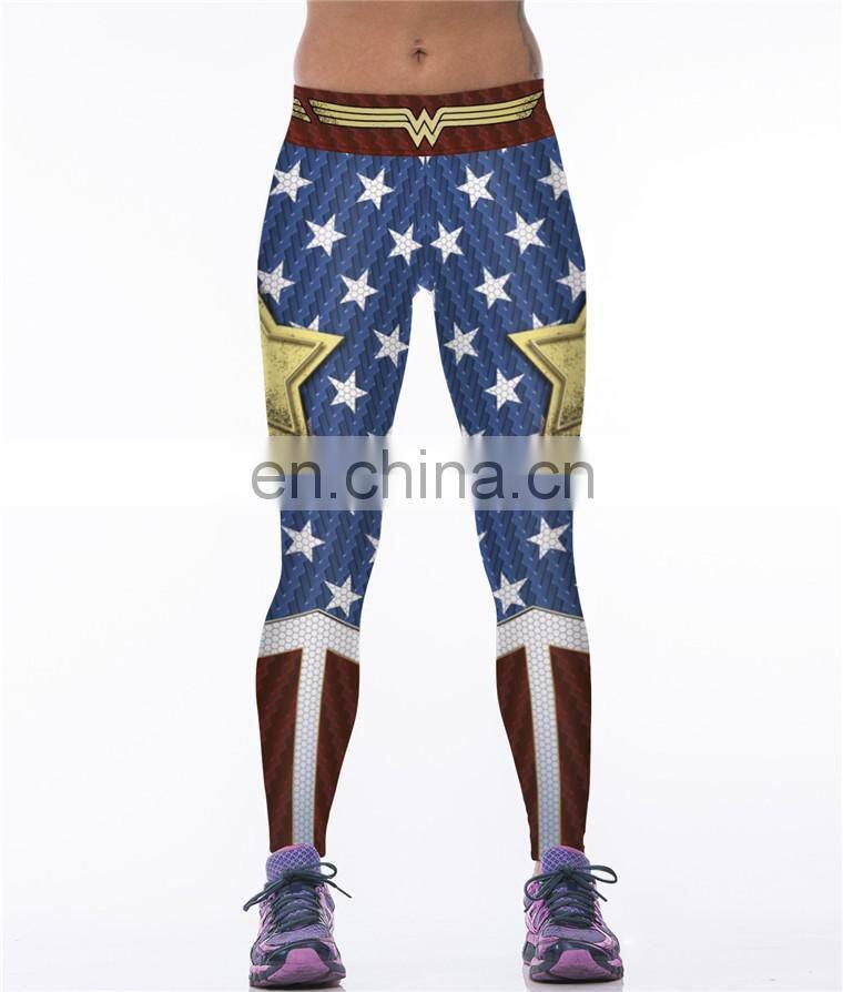 Women America Football Cowboys Custom Printing Yoga Pants