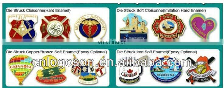 Custom russia offset printing home decoration metal badges promotion