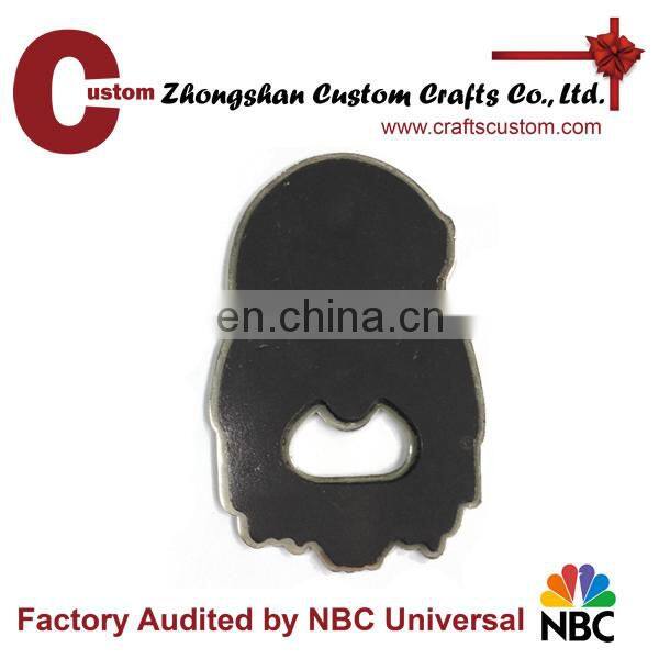Popular custom metal with printing logo souvenir beer bottle openers