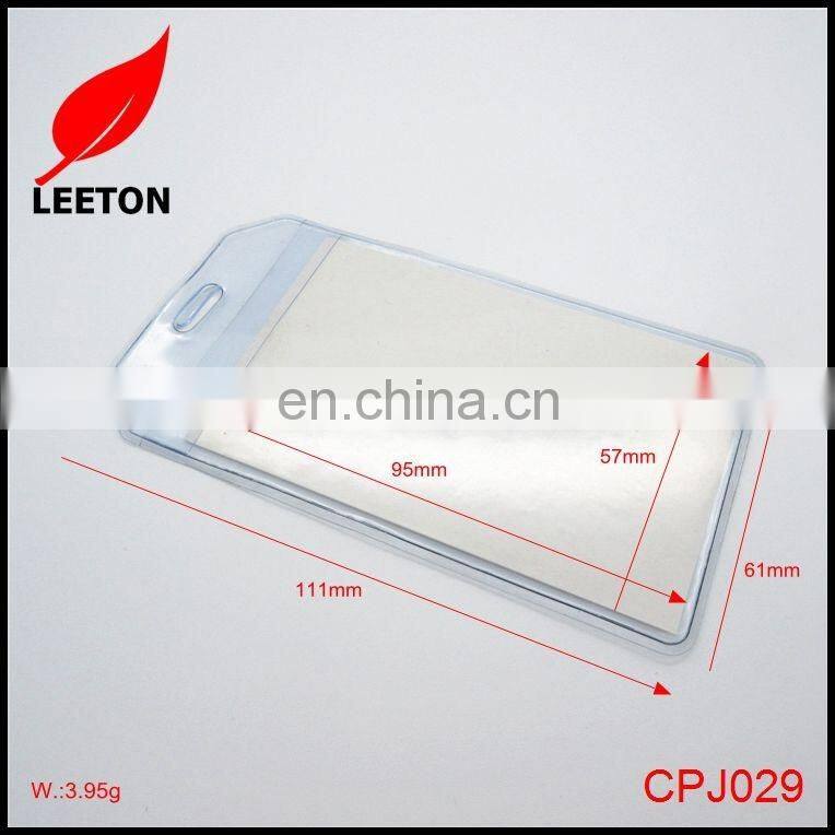 Factory supply PVC mini name tag badge holder