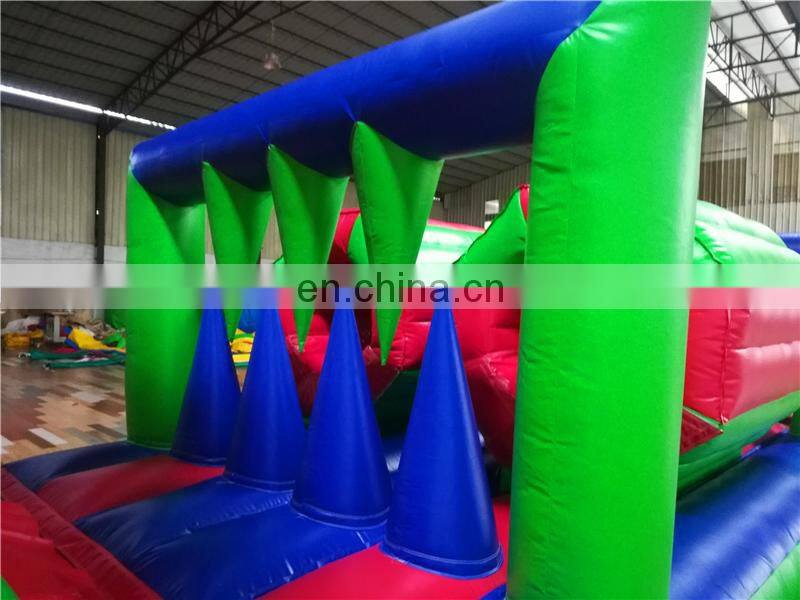 Children Outdoor inflatable assault course party for sale
