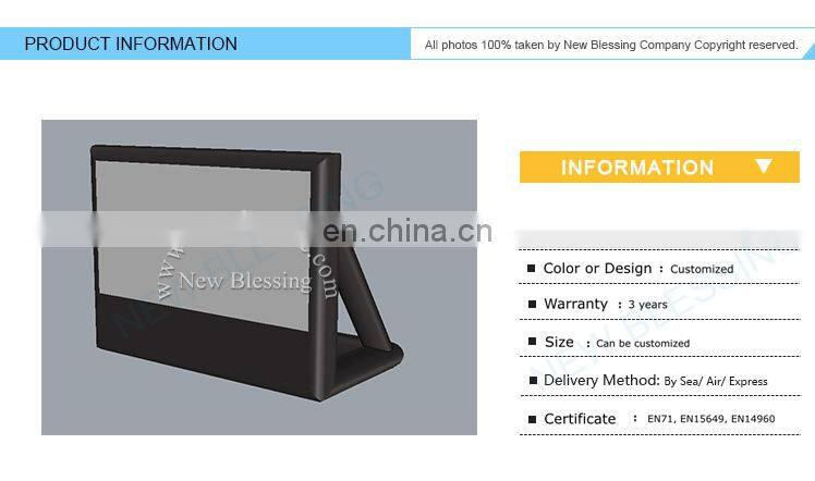 Factory customized family outdoor PVC rear projector inflatable movie screen