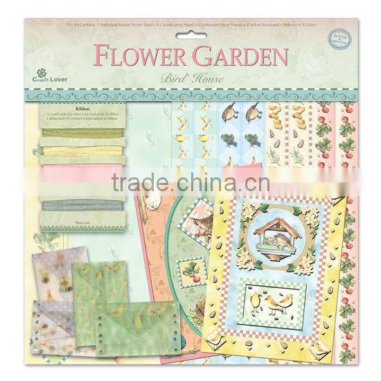 garden art diy scrapbooking paper craft kit