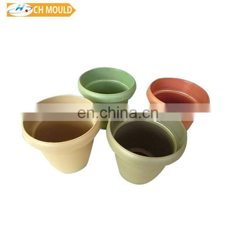 cheap plastic flower pots mold manufacturer/3 holes/high quality