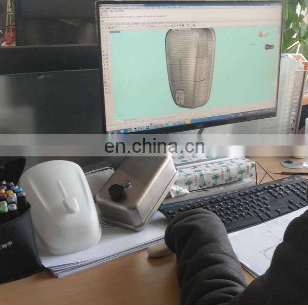 New original design wall mounted 304 stainless steel liquid soap dispenser