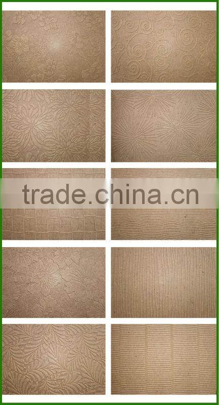 Embossed Decorative Hard Board 3mm For Wall Panel