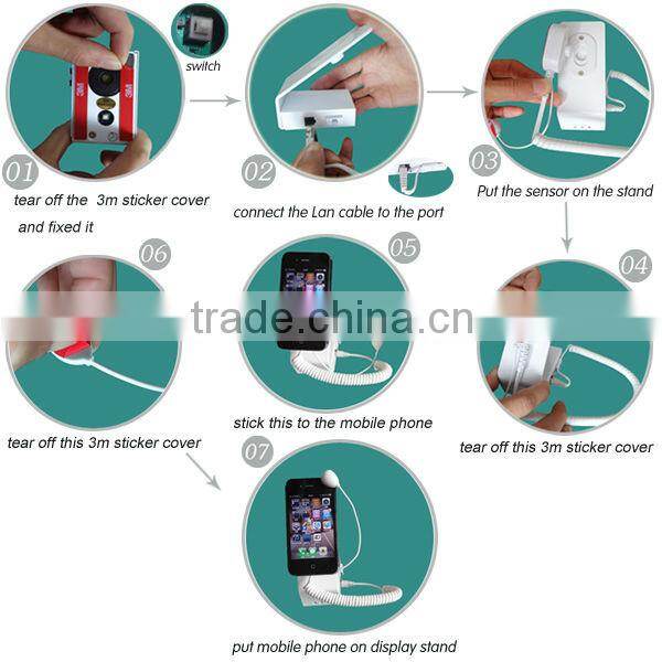 Security Display Mobile Phone Jack Stands