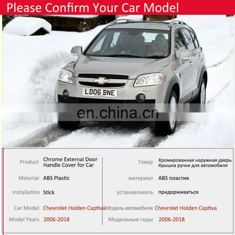 for Chevrolet Holden Captiva Daewoo Winstorm 2006~2018 Chrome Door Handle Cover Exterior Trim Car Cap Accessories 2007 2008 2009