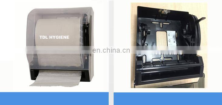 Transparent White Roll Towel Tissue Dispenser