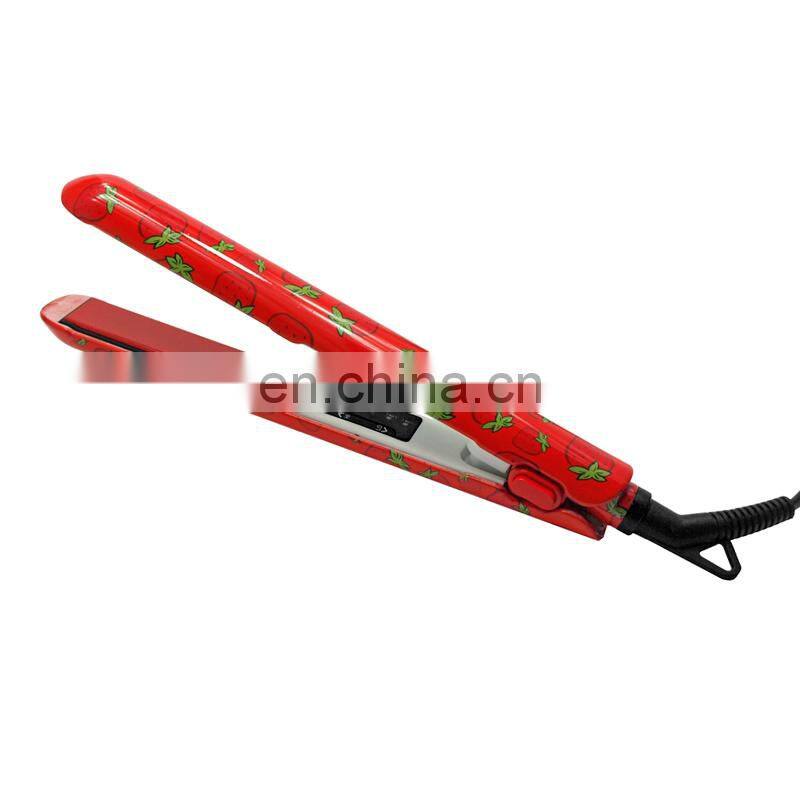 2 in 1 Hot selling professional fast hair straightener ceramic coating electric hair straightener