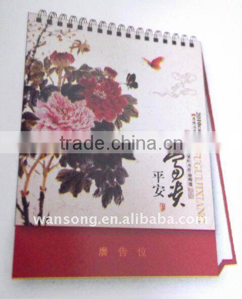 hot fashion printing advertsing custom calendar, desk calendar designs