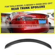 JC Sportline Carbon Fiber Front Splitter Lip for Tesla Model 3 Electric 16-2019