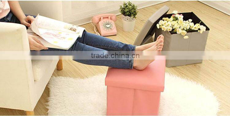 Home Docor Soft Handle Sturdy Storage Ottoman