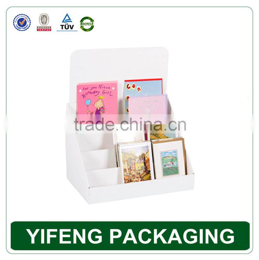 Recyclable Cardboard Paper Magazine Stand,Brochure Stand