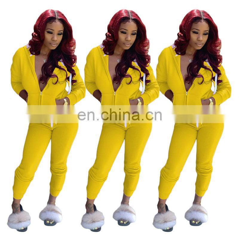 Manufacturers wholesale plus size women's spring and autumn home wear casual 2-piece suit custom sports suit S-5XL