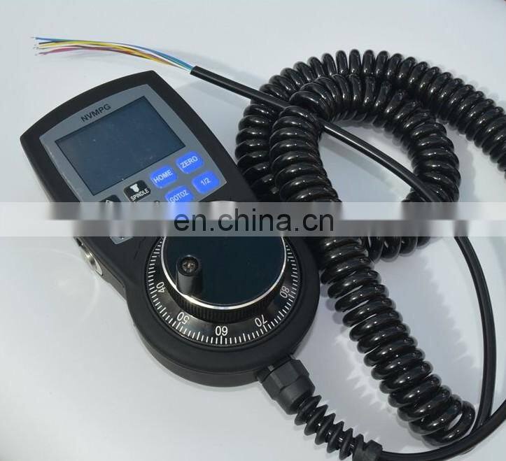 NVMPG-3D RJ45 Port CNC Manual Pulse Generator MPG Coordinates Display Handwheel with USB MACH3 Interface Board