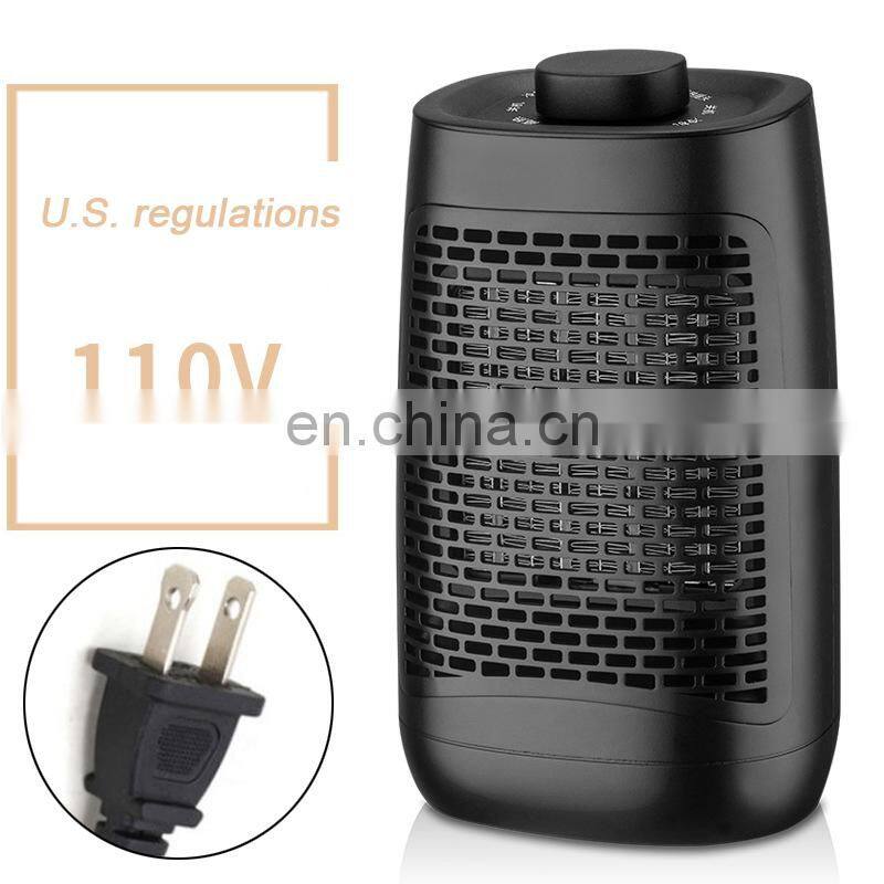 YND-1200 Electric Air Heater 1200W Household Bathroom Mini Space Heater with Knob Control