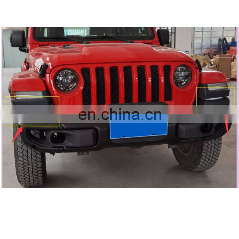10th Anniversary front bumper for Jeep wrangler JL bumper with corner sensor hole