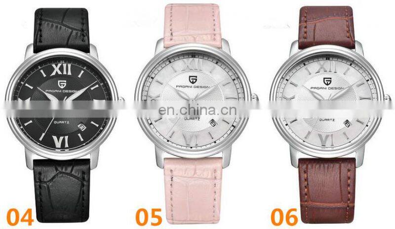 PAGANI DESIGN 2759 New Luxury Brand Rose Gold Causal Calendar Chronograph Analog Quartz Movement Sports Elegant Women watch