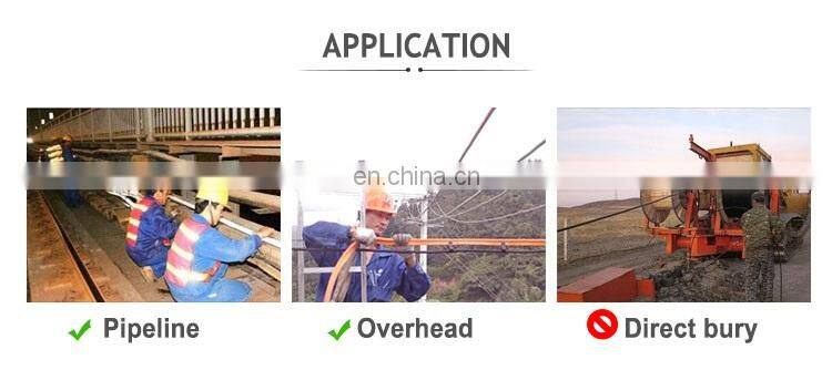 Chinese supplier Outdoor 6/12/24 Core Duct Aerial Optical Fiber Cable