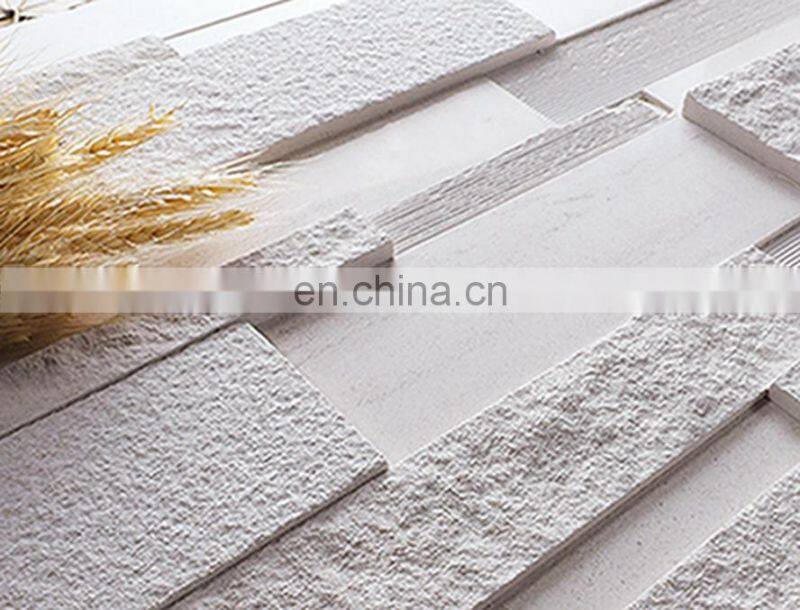 exterior long rough white natural slate wall marble culture stone tile siding wall kajaria slate panel modern guangdong