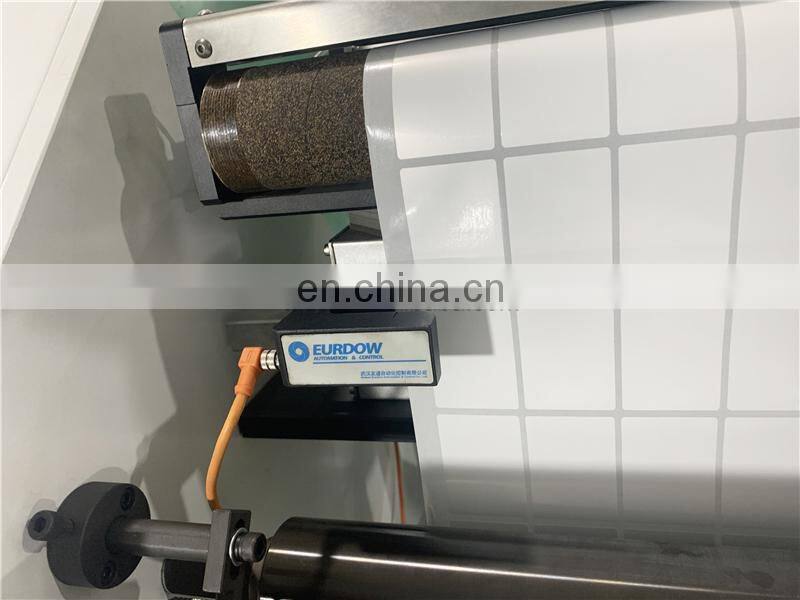 UTS370S High Speed Self Adhesive Label Sticker Cutter Rewinding Machine Price with Turret