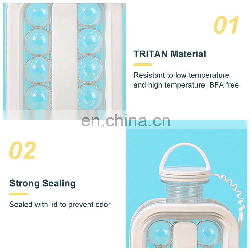 17 grids Ice Ball Kettle Ice Maker Mould with Lid Cube Mold Cubic Makers Container Trays