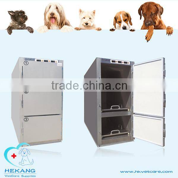 veterinary clinic stainless mortuary freezer