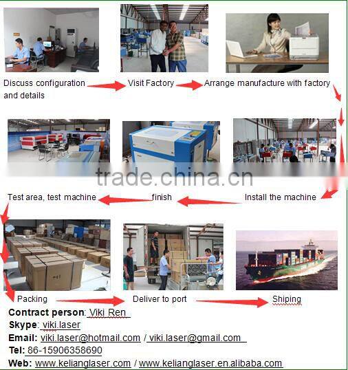 Laser cutter and engraver machine with CVD Laser Lens/Ruida control KL-690
