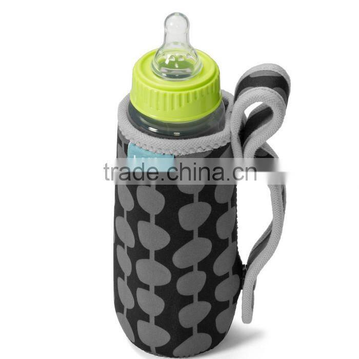 Neoprene fabric bottle case Colorful Neoprene Bag sport bottles and holder baby milk bottle holder