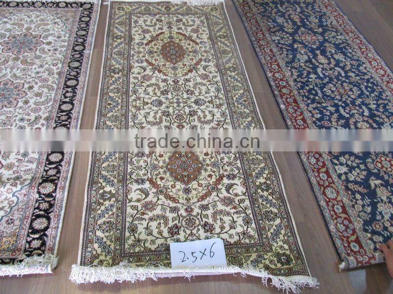 Persia style hand tufting silk turkish double knot turkish carpet