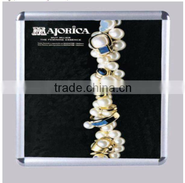 Advertising Open poster frame in elevator